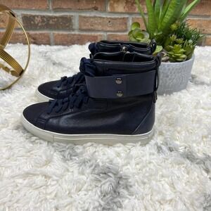Andrew Kayla High Top Leather Sneakers Woman’s Shoes Size EU37